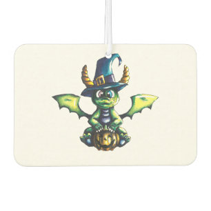 Magical Halloween Dragon Design Car Air Freshener