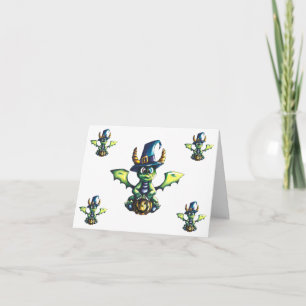 Magical Halloween Dragon Design Invitation