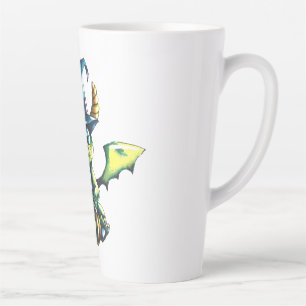 Magical Halloween Dragon Design Latte Mug