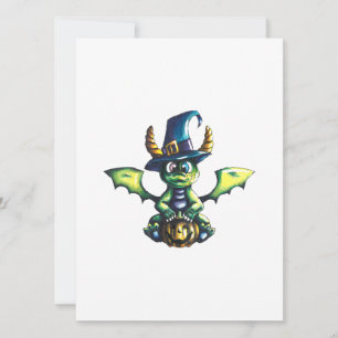 Magical Halloween Dragon Design Save The Date