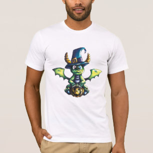 Magical Halloween Dragon Design T-Shirt