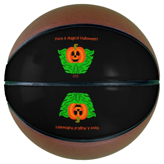 Magical Halloween Pumpkin Basketball (Front)