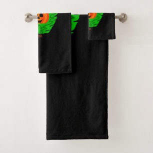 Magical Halloween Pumpkin Bathroom Towel Set