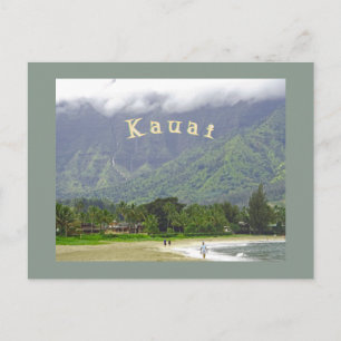 "MAGICAL HANALEI" (KAUAI) POSTCARD
