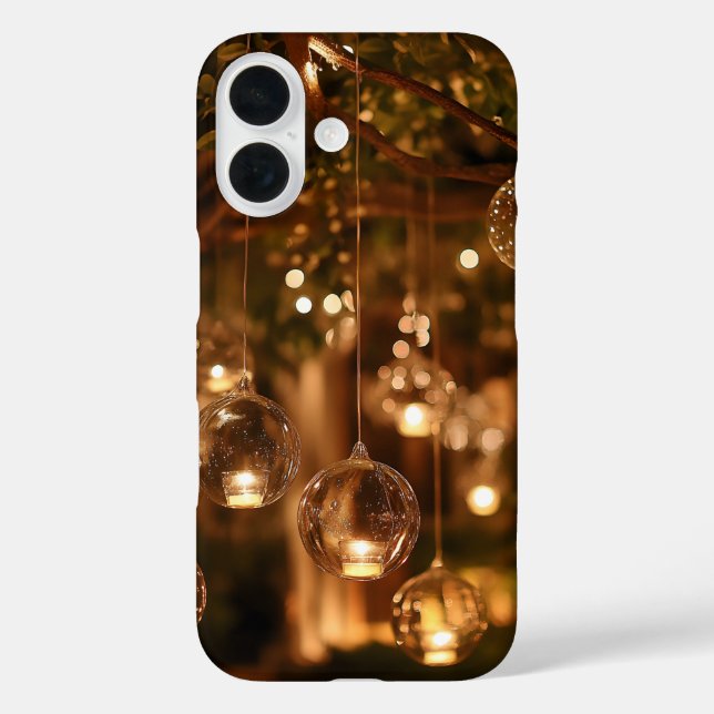 Magical Hanging Glass Lanterns Candle Case-Mate iPhone Case (Back)