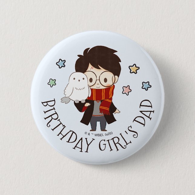 Magical HARRY POTTER™ and Hogwarts Birthday 6 Cm Round Badge (Front)