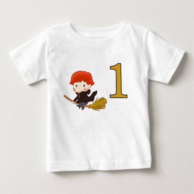 Magical HARRY POTTER™ and Hogwarts Birthday Baby T-Shirt (Front)