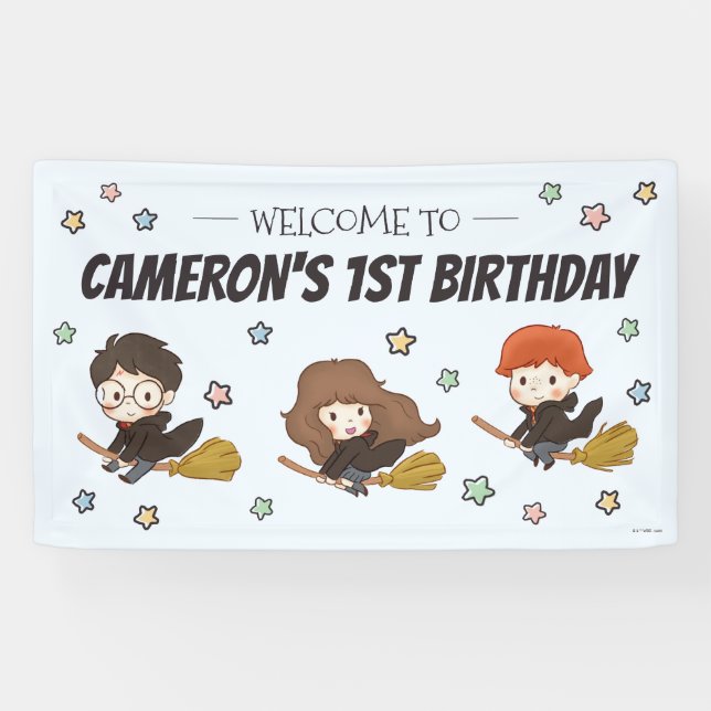 Magical HARRY POTTER™ and Hogwarts Birthday Banner (Horizontal)