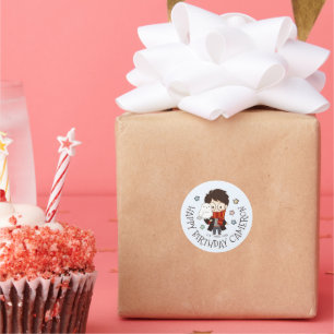 Magical HARRY POTTER™ and Hogwarts Birthday Classic Round Sticker