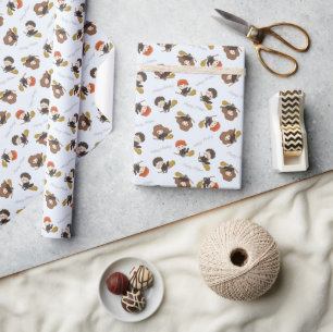 Magical HARRY POTTER™ and Hogwarts Birthday Wrapping Paper