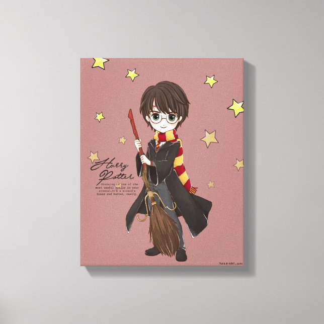 Magical HARRY POTTER™ Watercolor Canvas Print (Front)