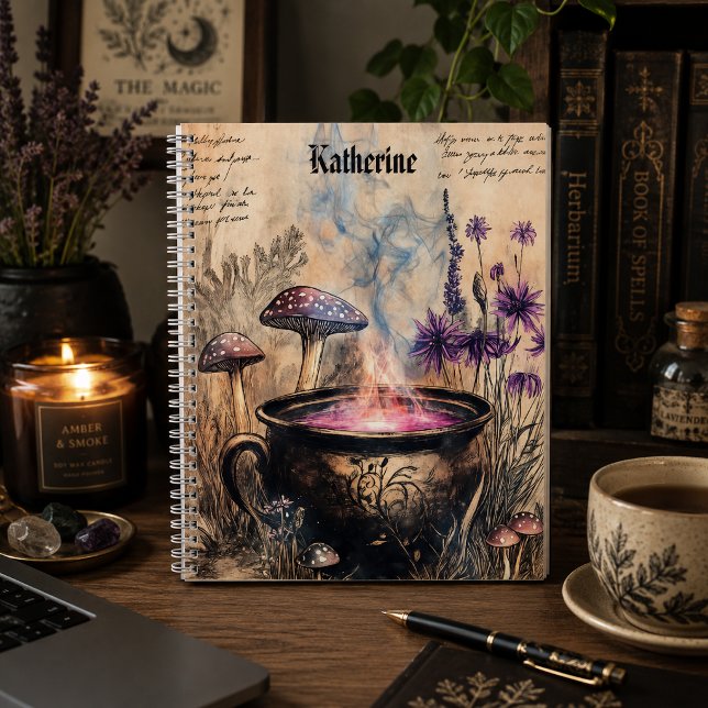  Magical Herbal Cauldron Botanical Name Notebook (Creator Uploaded)