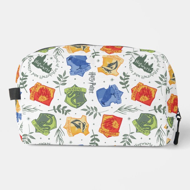 Magical Herbology HOGWARTS™ Houses Pattern Dopp Kit (Front)