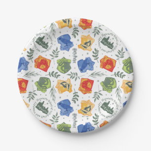 Magical Herbology HOGWARTS™ Houses Pattern Paper Plate