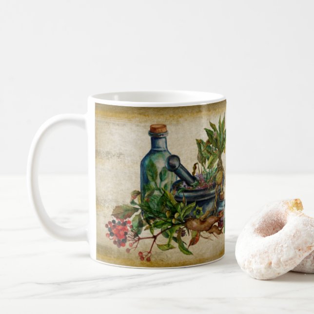 Magical herbs coffee mug (With Donut)