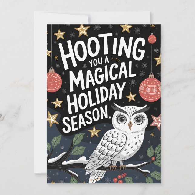 Magical Holiday - Christmas Card (Front)