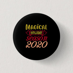 Magical Holiday Season 2020 3 Cm Round Badge