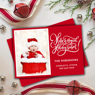 Magical Holiday Season Photo Card