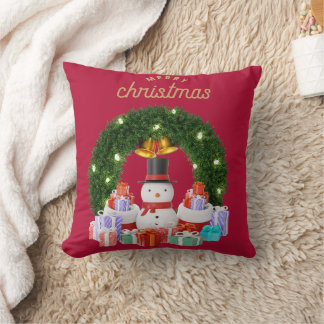 magical holiday throw pillow