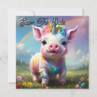 "Magical Hooves: The Rainbow Unicorn Pig"