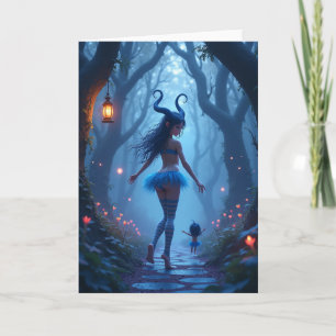 Magical Horned Birthday Card