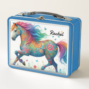 Magical Horse Metal Lunch Box