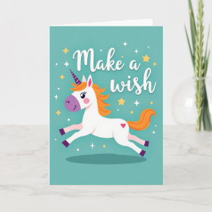 Magical Horse Wish Birthday Card