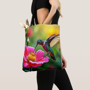 Magical Hummingbird Moments Design Tote Bag