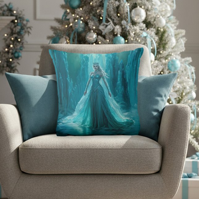 Magical Ice Queen Winter Christmas Cushion (Creator Uploaded)