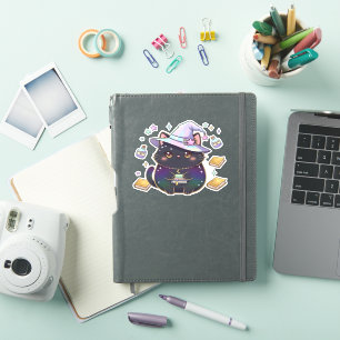 Magical Introvert Cat  Pastel Witch Hat Halloween 