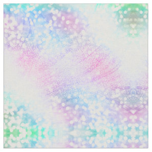 Magical Iridescent Glitter Sparkles Pink Design Fabric