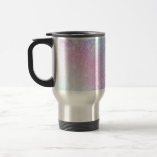 Magical Iridescent Glitter Sparkles Pink Design Travel Mug