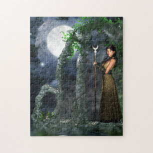 Magical Jigsaw - Moon Goddess (Selene) Jigsaw Puzzle