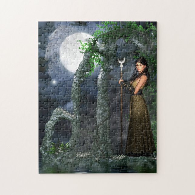 Magical Jigsaw - Moon Goddess (Selene) Jigsaw Puzzle (Vertical)