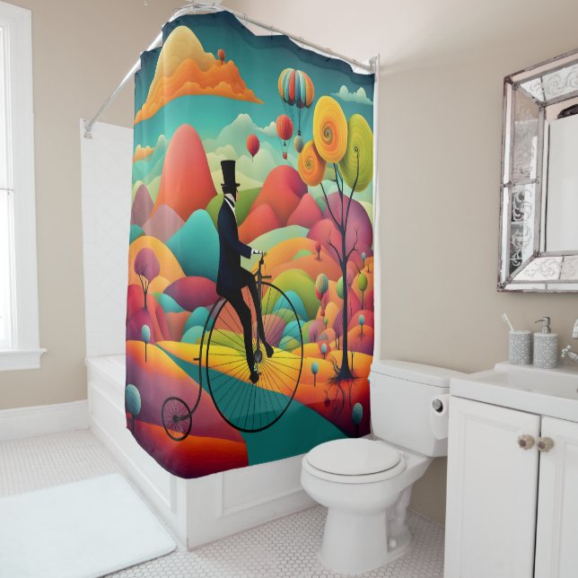 Magical Journey Shower Curtain (In Situ)