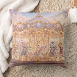 Magical Jungle Carousel Dreams Cushion