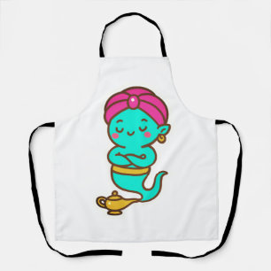 Magical Kawaii Djinn – Neon Spirit Apron