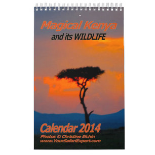 Magical Kenya Calendar 2014 (Single-Page)