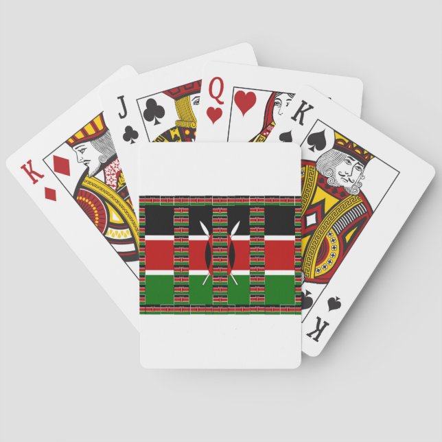 🇰🇪 Magical Kenya: Frame of Unity and Pride  Playing Cards (Back)