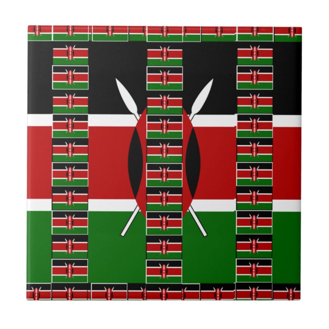 🇰🇪 Magical Kenya: Frame of Unity and Pride Tile (Front)