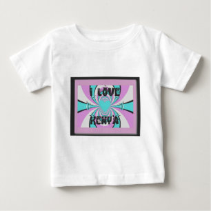 Magical Kenya: I LOVE KENYA Baby T-Shirt