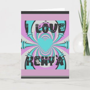 Magical Kenya: I LOVE KENYA Card