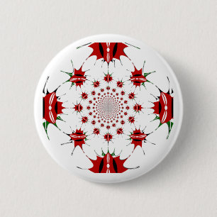 Magical Kenya: Kaleidoscope Culture identity 🇰🇪  6 Cm Round Badge