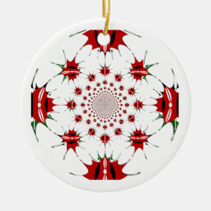 Magical Kenya: Kaleidoscope Culture identity 🇰🇪  Ceramic Ornament