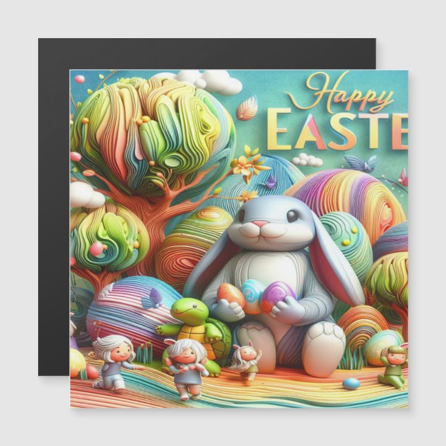 Magical land easter bunny (Front/Back)