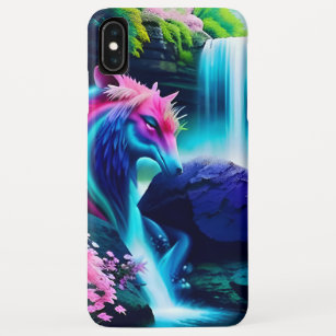 Magical Landscape Waterfall and Flowers Two Case-Mate iPhone Case