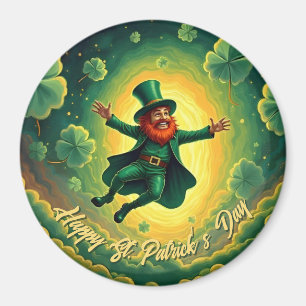 Magical Leprechaun St. Patrick’s Day Art Magnet