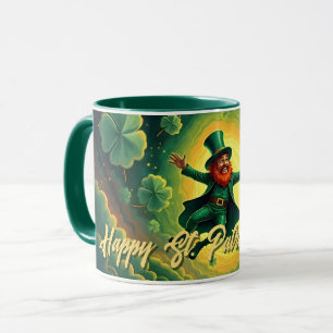 Magical Leprechaun St. Patrick’s Day Art Mug