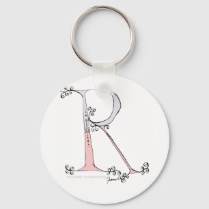 Magical Letter R from tony fernandes design Key Ring