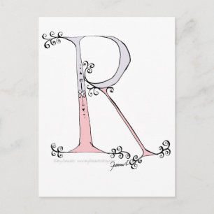 Magical Letter R from tony fernandes design Postcard
